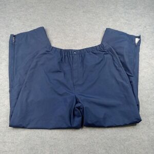 Forrester's GORE-TEX Pants Mens Large Blue Waterproof Rain Elastic Waist Hiking